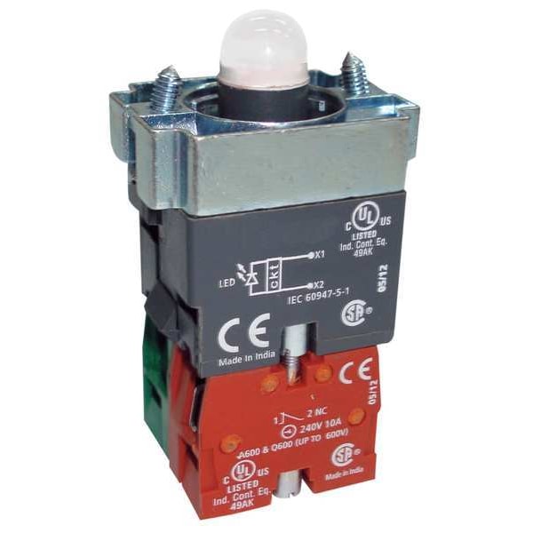 Lamp Module and Contact Block, 1NO/1NC