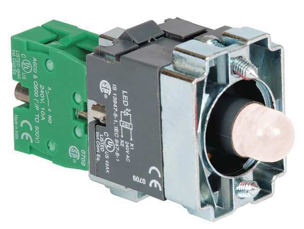 Lamp Module and Contact Block, 22mm, 1NO