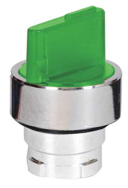 Illum Selector Switch, 2 Pos, 22mm, Green