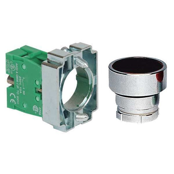 Non-Illuminated Push Button, 22 mm, 1NO, Black