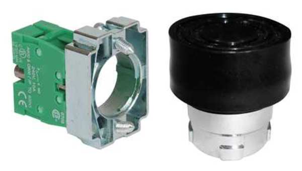 Non-Illuminated Push Button, 22 mm, 1NO, Black