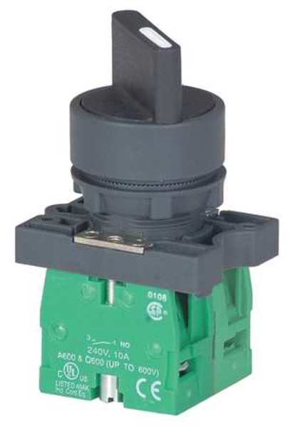 Non-Illum Selectr Swtch, 22mm, 3 Pos, Lever