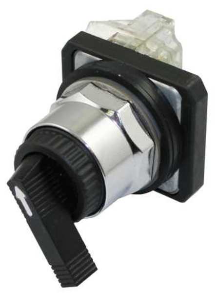 Non-Illum Selector Switch, Cam E, 1NO/1NC