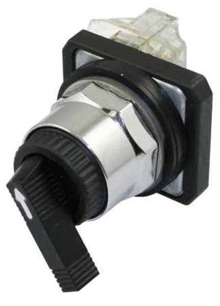 Non-Illum Selector Switch, Cam D, 1NO/1NC