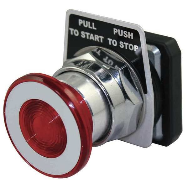 Push Button operator, 30 mm, Red