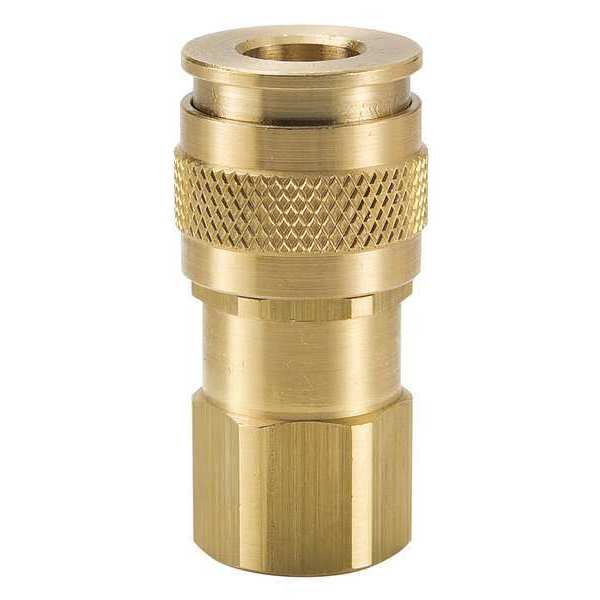 Coupler Body, Brass, FNPT, 3/8 In. Pipe
