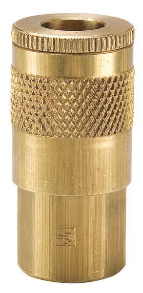 Coupler Body, Brass, 1/2 In. Pipe, 110 cfm
