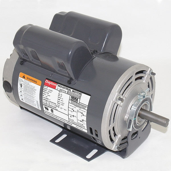 Capacitor-Start/Run General Purpose Motor, 1 HP, 56 Frame, 115/230V AC Voltage, 3,450 Nameplate RPM
