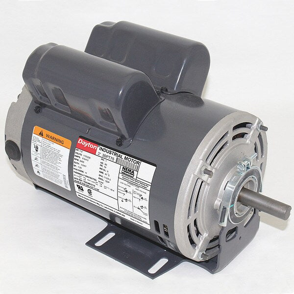 Capacitor-Start/Run General Purpose Motor, 1 HP, 56 Frame, 115/230V AC Voltage, 3,450 Nameplate RPM