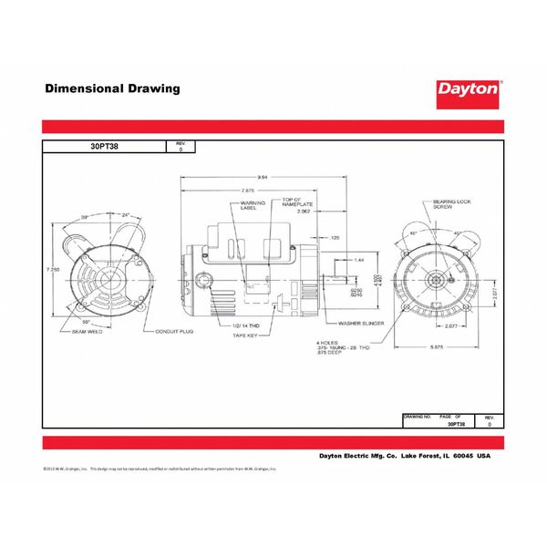 MTR, CS/CR, ODP, 1/4 HP, 1725, 56C, EFF 68.5