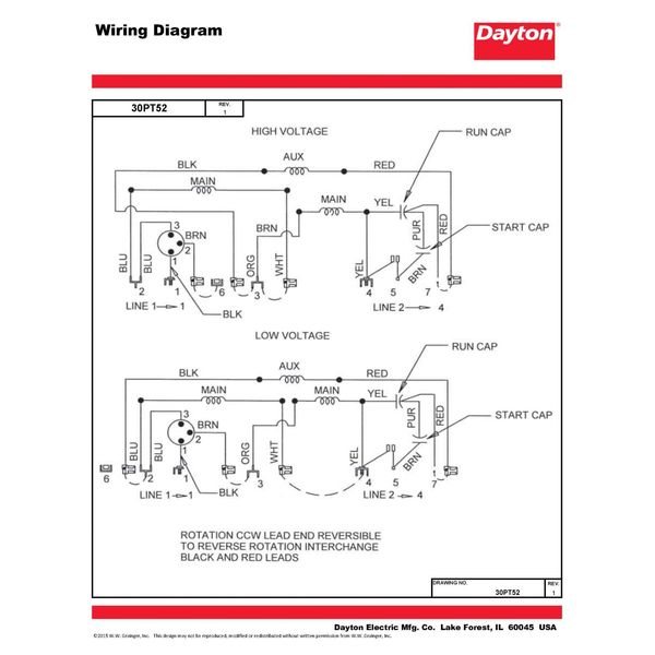 MTR, CS/CR, ODP, 1/3 HP, 3450, 48Z, EFF 70.5