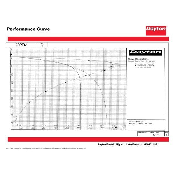MTR, CS/CR, ODP, 1/2 HP, 3450, 48Z, EFF 72.4