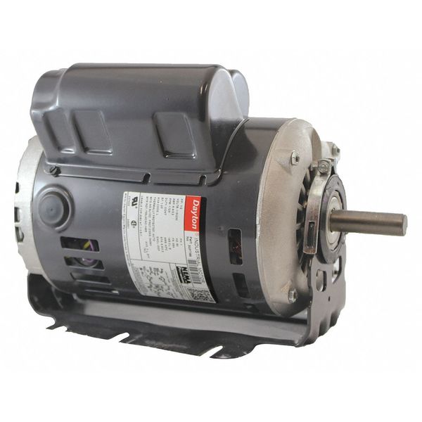 Capacitor-Start/Run General Purpose Motor, 1/2 HP, 115/230V AC Voltage, 56H Frame