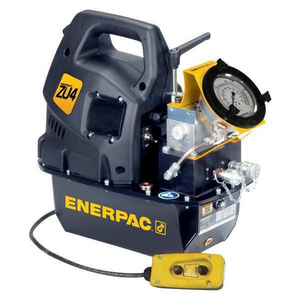 ZU4204BE-Q, Electric Hydraulic Torque Wrench Pump, Analog Gauge, 1.0 gallon Usable Oil, 208-240V