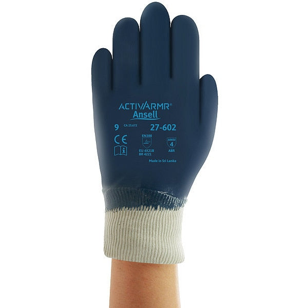 Hycron 27602 Size 10, 0, Pk144, Nitrile, Blue, 10, 144 PK