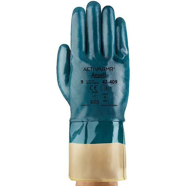 Hylite 47409 Size 7, 0, Pk144, Nitrile, Blue, 7, 144 PK