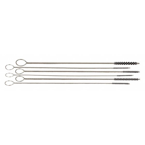 Mini Brush Set, Brass, Micro Diameter, PK5