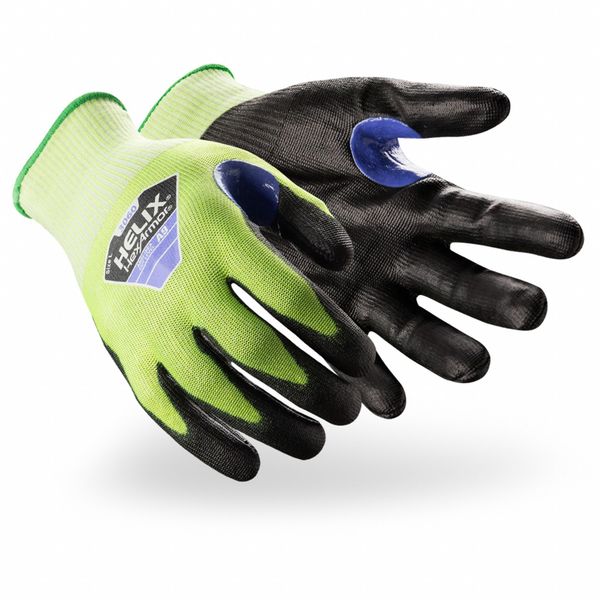 Safety Gloves, Cut-Resistant, Green, L, PR