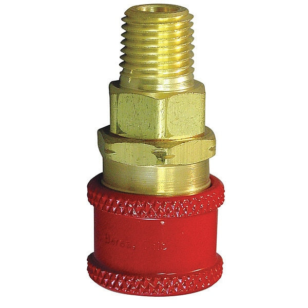 Coupler Body, (M)NPT, 1/4, Brass
