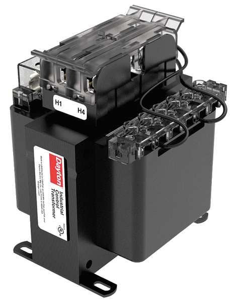 Control Transformer, 100VA, 4.65 In. H