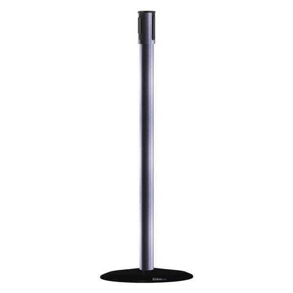 Receiver Post, 38 In H, Gray Hammertone