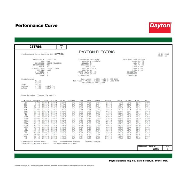 Capacitor-Start/Run General Purpose Motor, 1/2 HP, 115/208-230V AC Voltage, 56 Frame