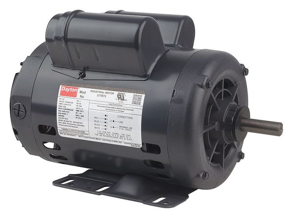 Capacitor-Start/Run General Purpose Motor, 1 HP, 115/208-230V AC Voltage, 56H Frame