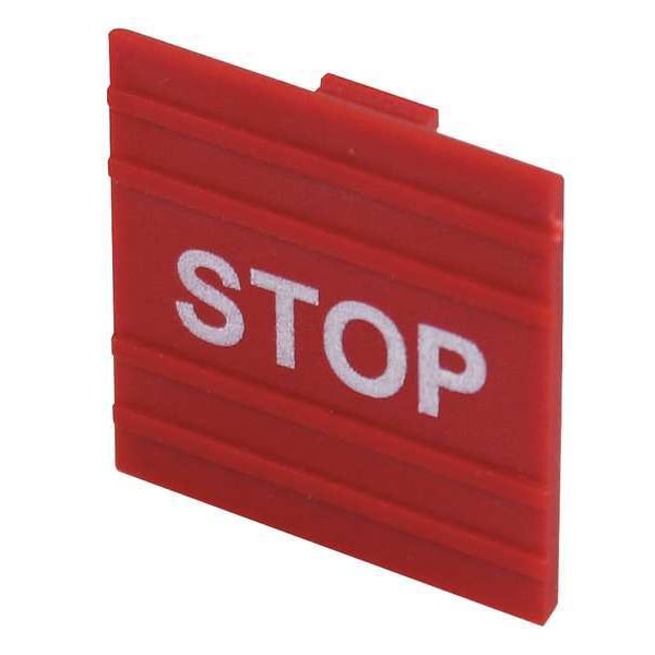 Legend Plate, Stop, Square, For 20C791