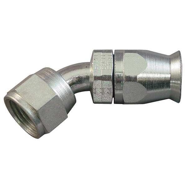 Hydraulic Hose Fitting, Steel, 1/4 in.