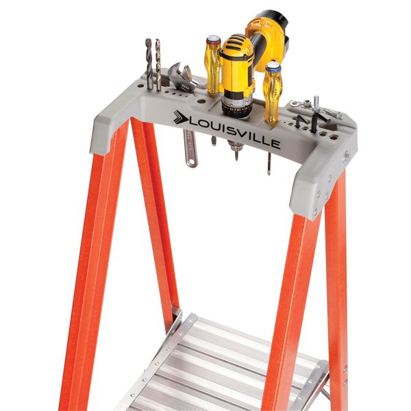 8 ft 1 in Fiberglass Platform Stepladder