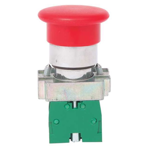 Non-Illuminated Push Button, 22 mm, 1NO, Red