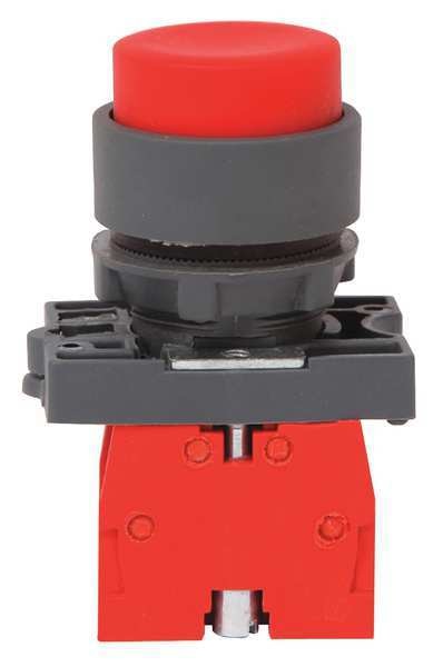 Non-Illuminated Push Button, 22 mm, 1NC, Red