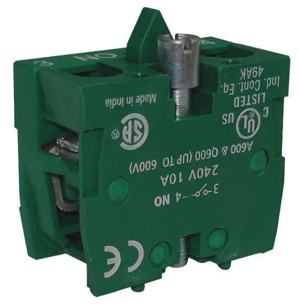 Contact Block, Standard, 600VAC/DC