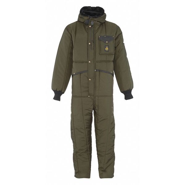 Coverall Suit With Hood Sage Small
