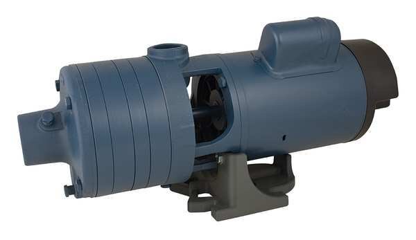 Booster Pump, 3/4 hp, 120/240V AC, 1 Phase, 1-1/2 in NPT Inlet Size, 2 Stage, 54 psi Max Pressure