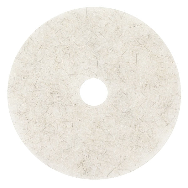 Burnishing Pad, 21 In, White, PK5