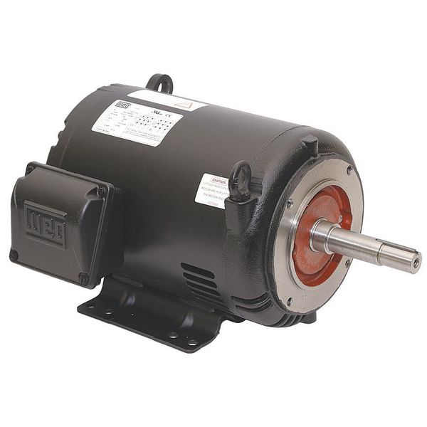 Pump Motor, 3-Ph, 20 HP, 254/6JM, 24.7A
