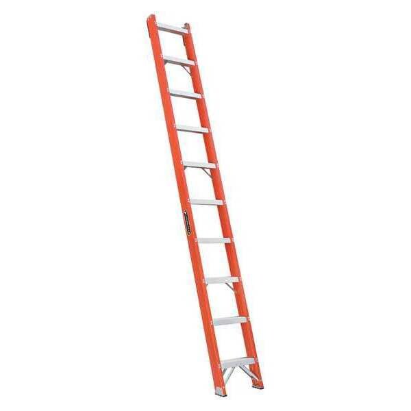 Straight Ladder, Fiberglass, Natural Finish