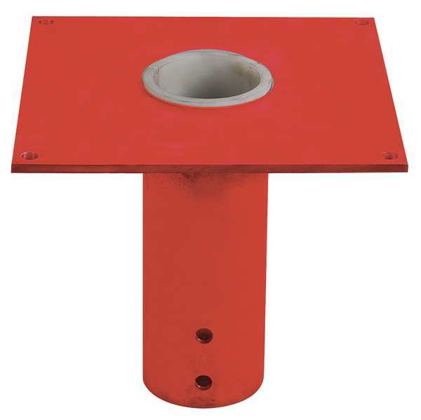 Mounting Base, Flush Mount, 2000 lb., Red