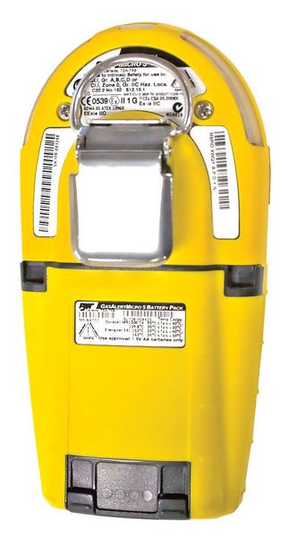 Multi-Gas Detector, 2 yr Battery Life, Yellow