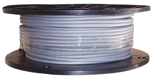 Cable, 3/64 in., 25 ft., 7 x 7, Nylon