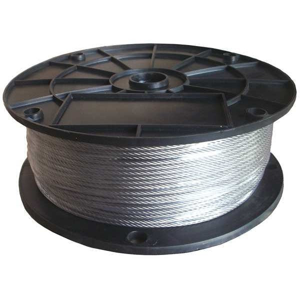 Cable, 1/16 in., 250 ft., 7 x 7, SS