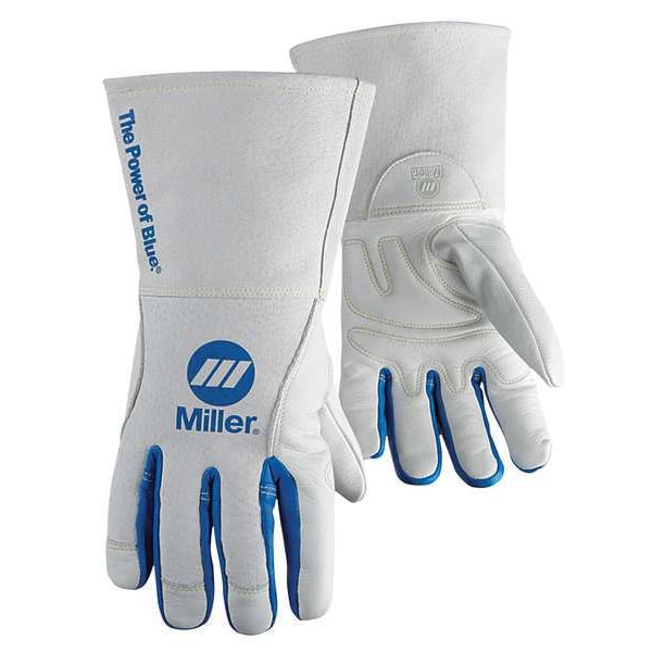 MIG Welding Gloves, Cowhide Palm, M, PR