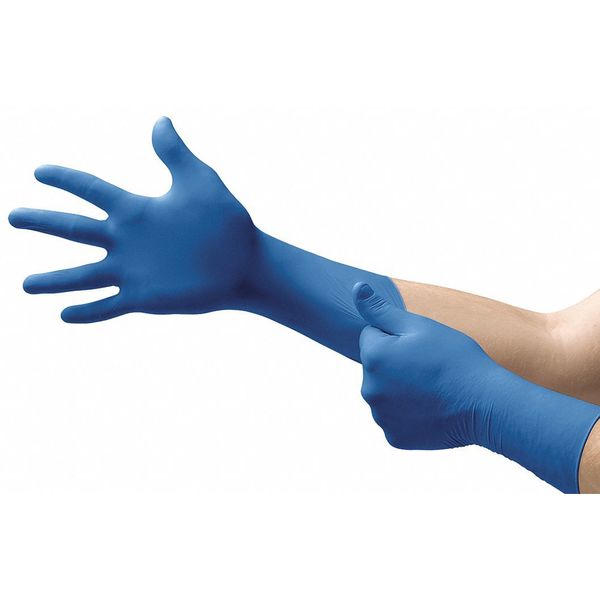 Exam Gloves, Nitrile, Powder Free, Blue, XL, 100 PK