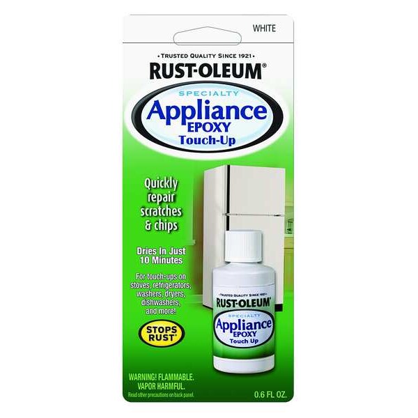 Appliance Touch Up Paint, White, 0.6 oz.