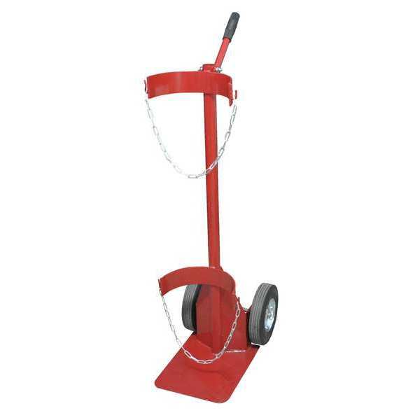 Cylinder Trolley, Hard Rubber Wheels
