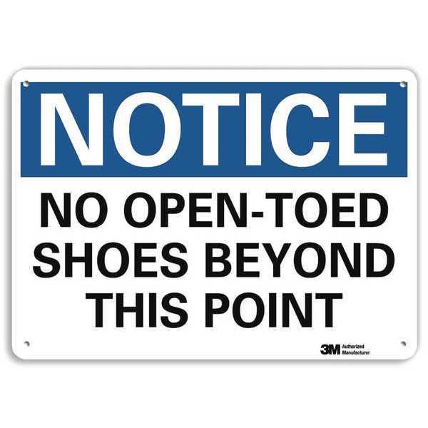 Notice Sign, RecycldReflecAlum, 10inWx7inH, U5-1389-RA_10X7