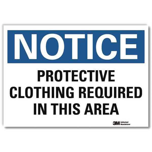 NoticeSign, ReflecSelfAdhVinyl, 10inWx7inH, U5-1471-RD_10X7