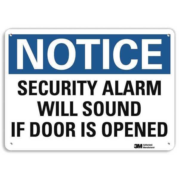 Notice Sign, RecycldReflecAlum, 10inWx7inH, 7 in H, 10 in W, Aluminum, Vertical , U5-1511-RA_10X7