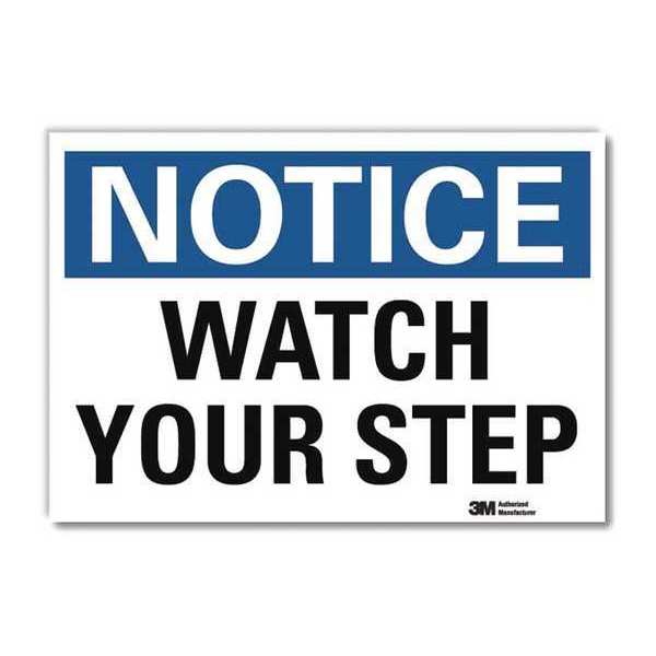 Notice Sign, 7 in H, 10 in W, Reflective Sheeting, Vertical Rectangle, English, U5-1617-RD_10X7